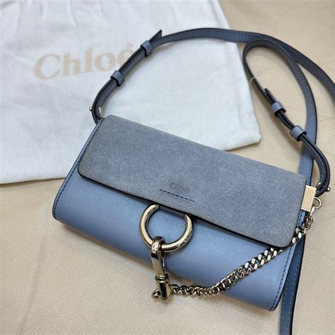 chloe faye small washed blue gold